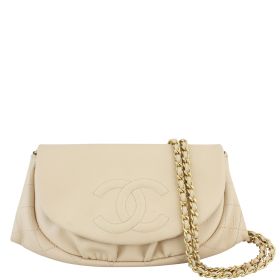 Chanel Half Moon Wallet on Chain Front Strap