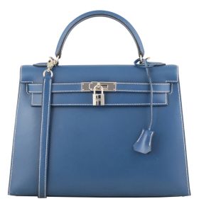 Hermes Kelly 32 Sellier Chamonix Front Strap