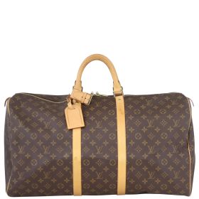 Louis Vuitton Keepall 55 Monogram Front