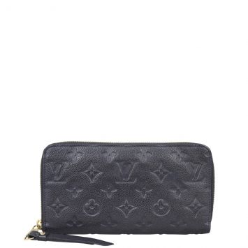 Louis Vuitton Zippy Wallet Monogram Empreinte (black) Front