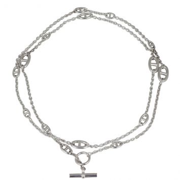 Hermes Farandole Long Necklace 120 Front