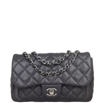 Chanel Now and Forever Flap Bag Front with Strap