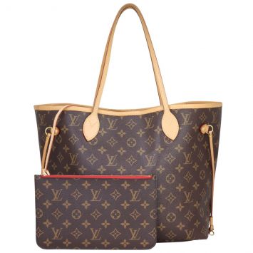 Louis Vuitton Neverfull MM Monogram Front with Pouch