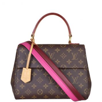 Louis Vuitton Cluny BB Monogram Front with Strap
