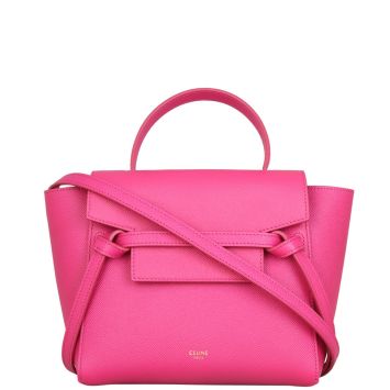Celine Nano Belt Bag Front with Strap