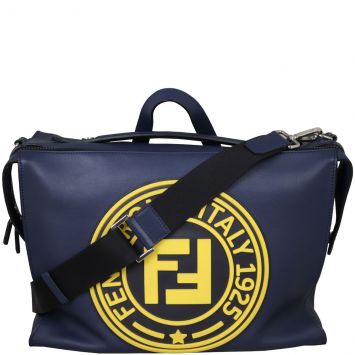 Fendi Lui Patch Messenger Bag Front with Strap