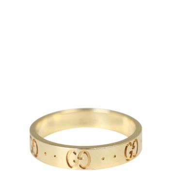 Gucci Icon 18k Yellow Gold Ring