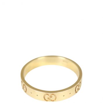 Gucci Icon 18k Yellow Gold Ring 