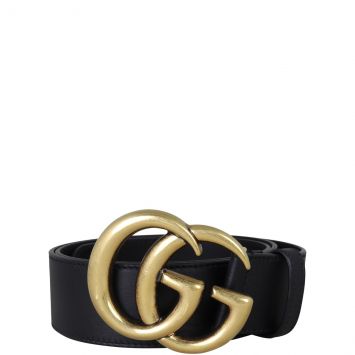 Gucci Marmont Double G Wide Belt