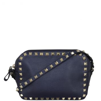 Valentino Rockstud Camera Bag Front with Strap