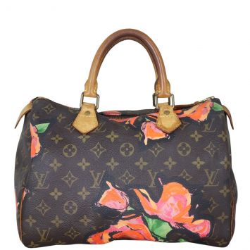 Louis Vuitton Speedy 30 Monogram Roses Limited Edition Front