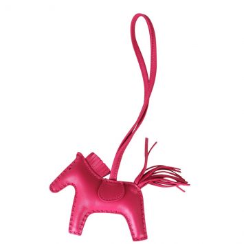 Hermes Rodeo Charm PM (hot pink)