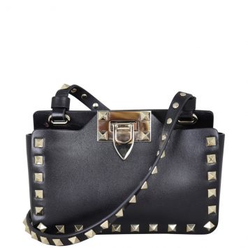 Valentino Rockstud Mini Phone Bag Front With Strap