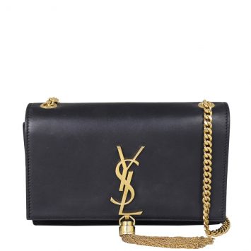 Saint Laurent Kate Tassel Chain Wallet Front With Chain`
