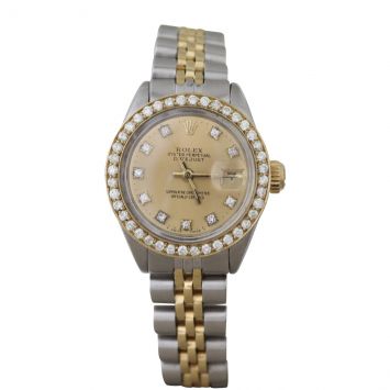 Rolex Oyster Perpetual Datejust 26mm Diamond Watch 
