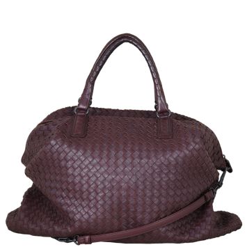 Bottega Veneta Intrecciato Nappa Convertible Tote Front With Strap