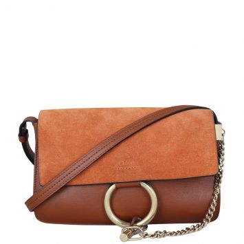 Authentic Chloe Marcie Small Suede Calfskin Leather Crossbody Bag