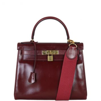 Hermes Kelly 28 Retourne Box Front With Strap