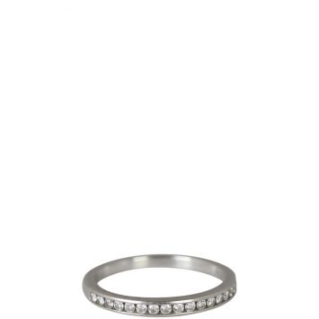 Tiffany & Co Setting Wedding Band Half Circle Diamond Platinum