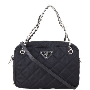 Prada Impuntu Tessuto Shoulder Bag