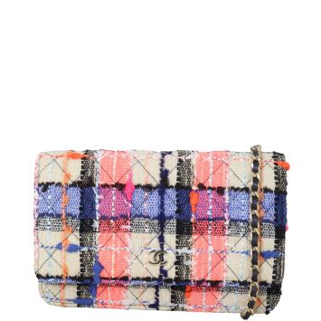 Chanel Classic Wallet on Chain Tweed
