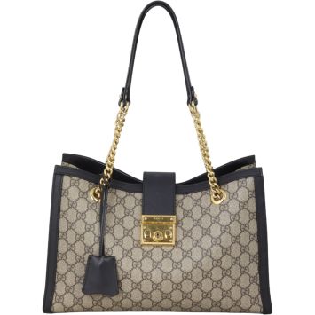 Gucci GG Supreme Padlock Tote Medium