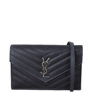 Saint Laurent Cassandre Envelope Chain Wallet