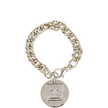 Chanel Crystal CC Charm Bracelet