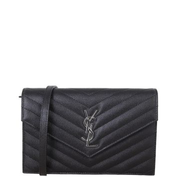 Saint Laurent Cassandre Envelope Chain Wallet