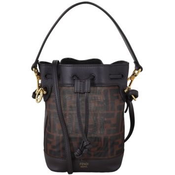 Fendi Mon Mesh Mini Bucket Bag