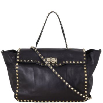 Valentino Rockstud Flap Tote 