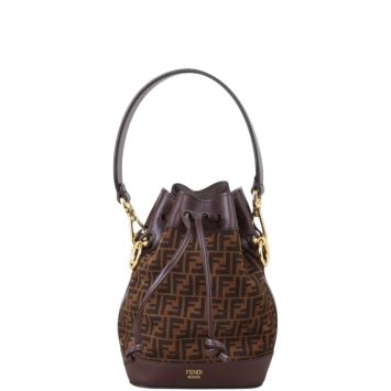 Fendi Mon Tresor Suede Mini Bucket Bag