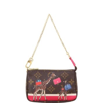 Louis Vuitton Mini Pochette Accessoires Monogram 2017 Christmas Animation