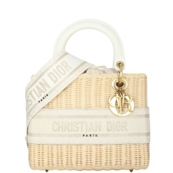 Dior Lady Dior Wicker Oblique Medium