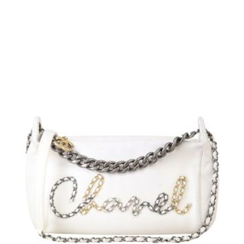 Chanel Written in Chain Hobo