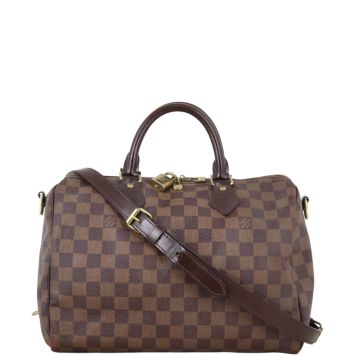 Louis Vuitton Speedy 30 Bandouliere Damier Ebene