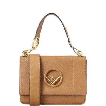 Fendi Kan I Shoulder Bag Medium Python