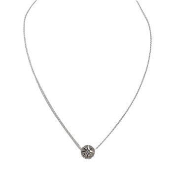 Dior Rose des Vents Diamond Mother-of-Pearl 18k White Gold Necklace