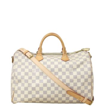 Louis Vuitton Speedy 35 Bandouliere Damier Azur