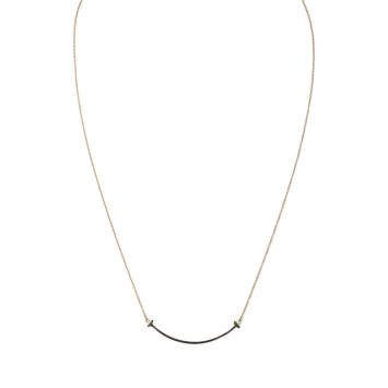 Tiffany & Co T Smile Pendant Small 18k Rose Gold