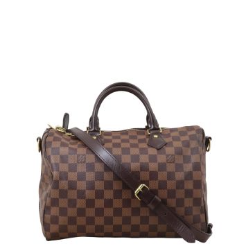 Louis Vuitton Speedy 30 Bandouliere Damier Ebene