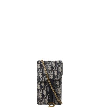 Dior Vertical Saddle Pouch Oblique