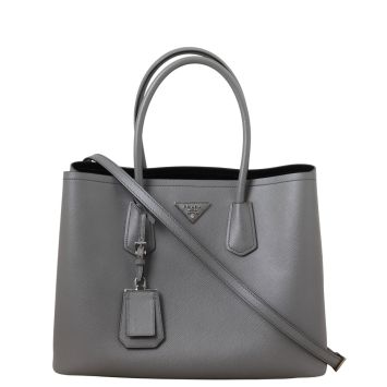 Prada Saffiano Cuir Double Bag Large