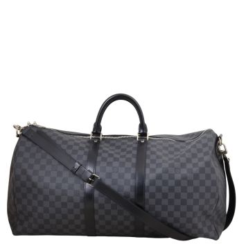 Louis Vuitton Keepall 55 Bandouliere Damier Graphite