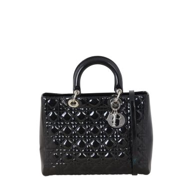 Dior Lady Dior Large Patent