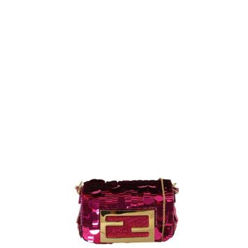 Fendi Nano Baguette Charm Sequins
