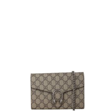 Gucci Dionysus GG Supreme Chain Wallet