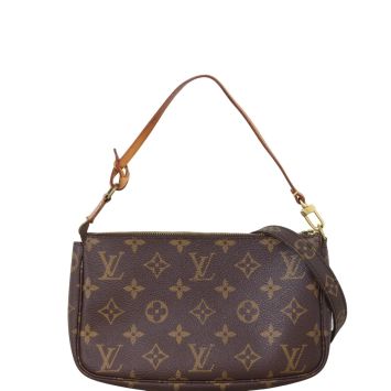 Louis Vuitton Pochette Accessoires Monogram with Long Strap