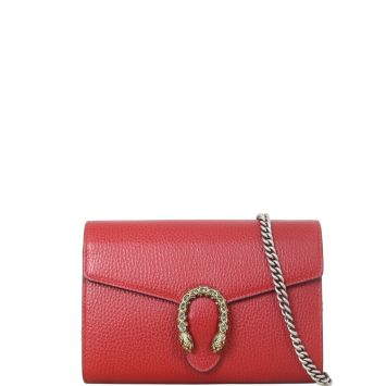Gucci Dionysus Mini Leather Chain Wallet