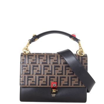 Fendi Kan I Crossbody Medium FF Embossed